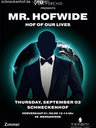 Mr. Hofwide! 🌍 Werbeplakat
